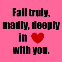 fall madly in love with you