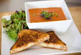 Healthy Grilled Cheese & Tomato Soup