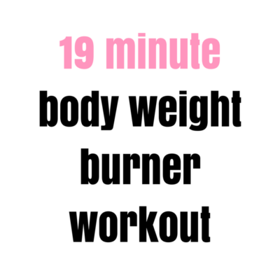 19 Minute Body Weight Sweater