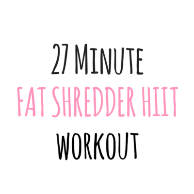 27 Minute Body Weight HIIT IT Workout