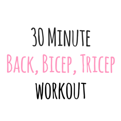 30 Minute Back, Biceps & Triceps Torture