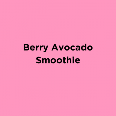 Berry Avocado Smoothie
