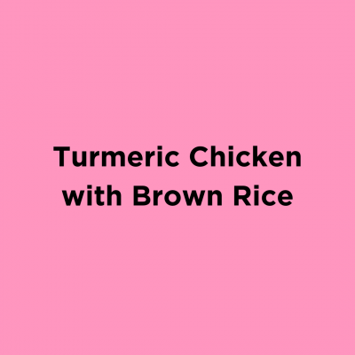 Turmeric Chicken with Brown Rice