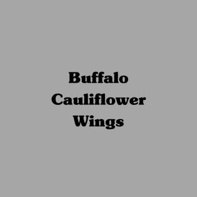 Buffalo Cauliflower Wings