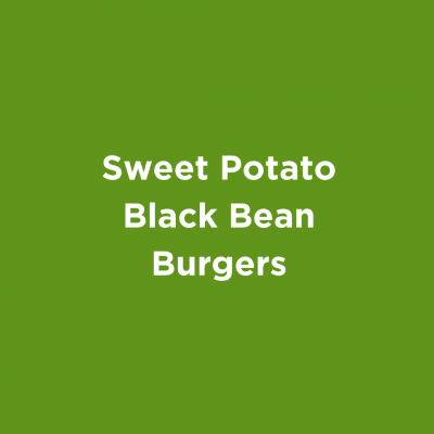 Sweet Potato Black Bean Burgers
