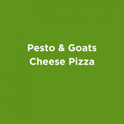 Pesto & Goats Cheese Pizza