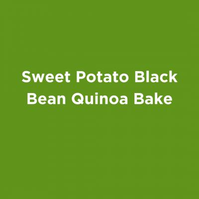 Sweet Potato Black Bean Quinoa Bake