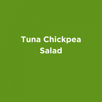 Tuna Chickpea Salad