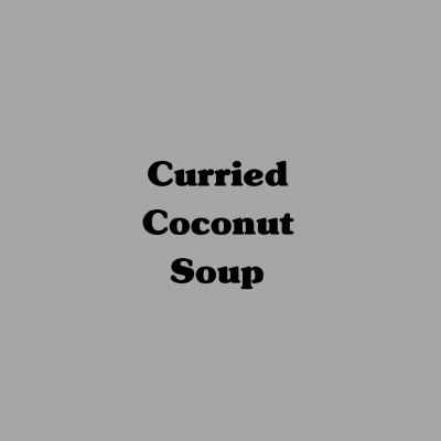 Curried Coconut Soup