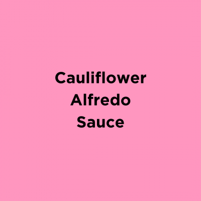 Cauliflower Alfredo Sauce