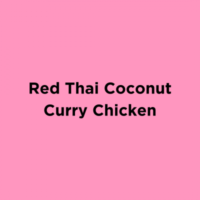 Red Thai Coconut Curry Chicken