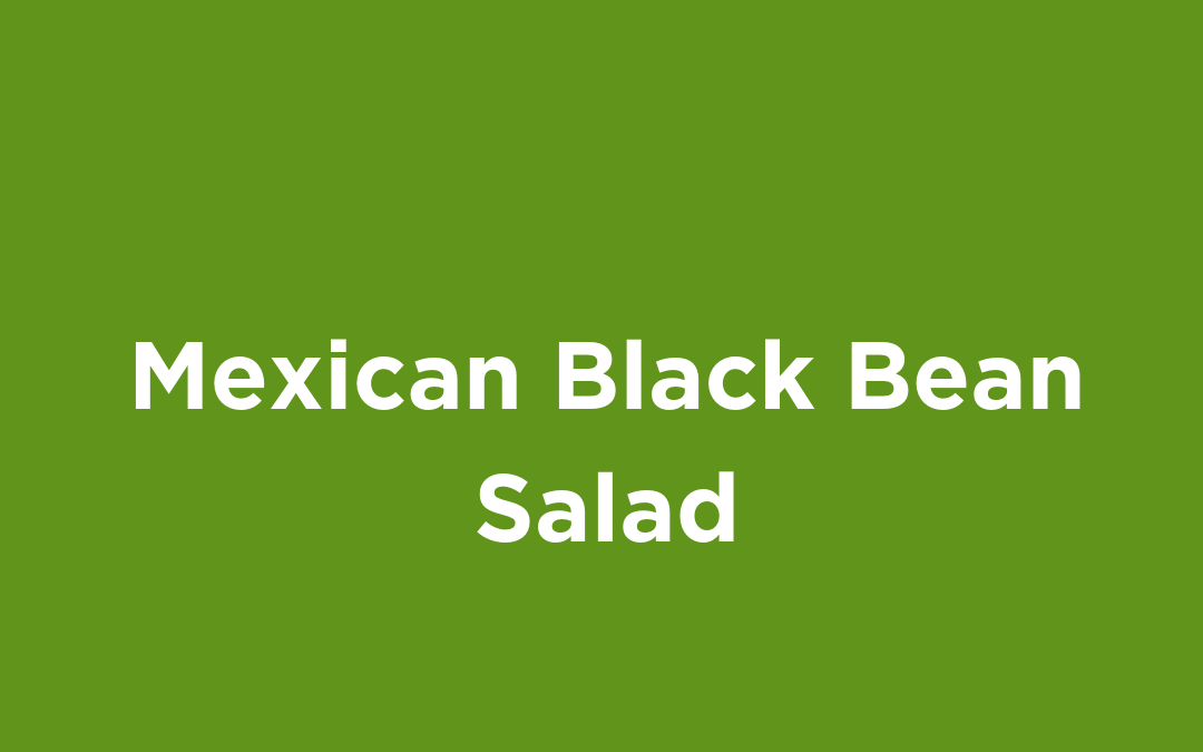 Mexican Black Bean Salad