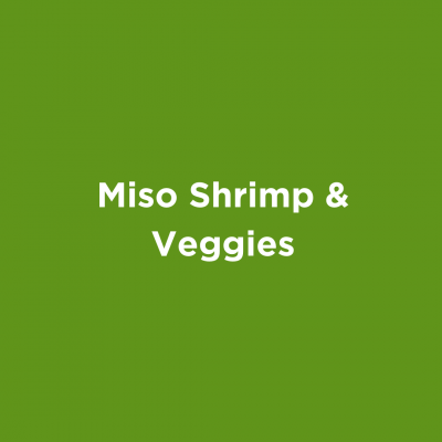 Miso Shrimp Veggies