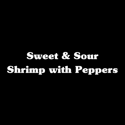 Sweet & Sour Shrimp with Peppers