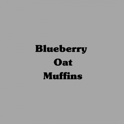 Blueberry Oat Muffins