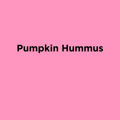 Pumpkin Hummus