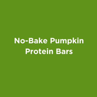 No-Bake Pumpkin Protein Bars