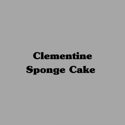 Clementine Sponge Cake