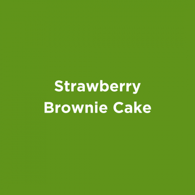 Strawberry Brownie Cake