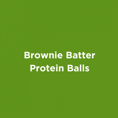 Brownie Batter Protein Balls