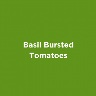 Basil Bursted Tomatoes