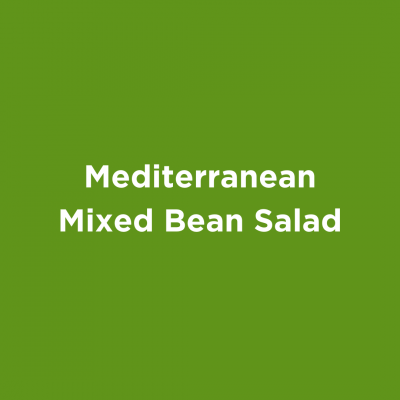 Mediterranean Mixed Bean Salad