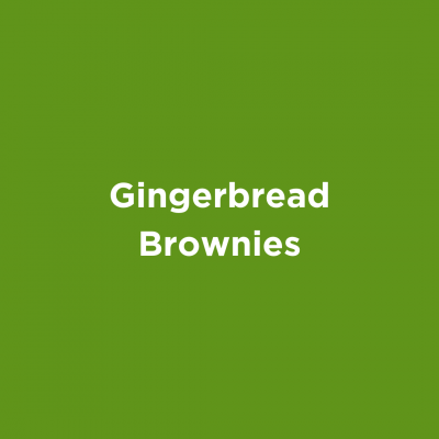 Gingerbread Brownies