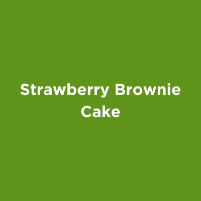 Strawberry Brownie Cake