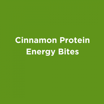 Cinnamon Protein Energy Bites