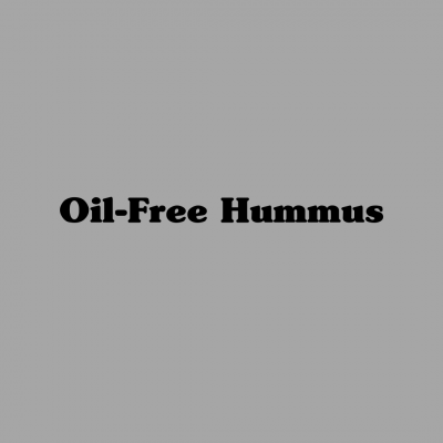 Oil-Free Hummus