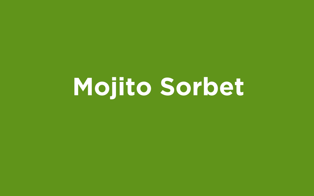 Mojito Sorbet