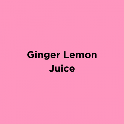 Ginger Lemon Juice