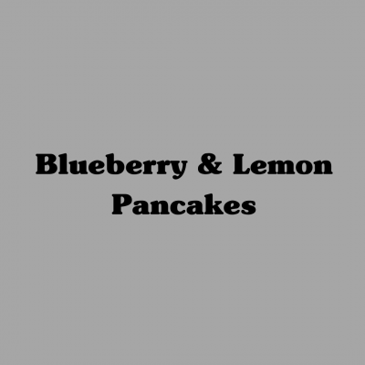 Blueberry & Lemon Pancakes