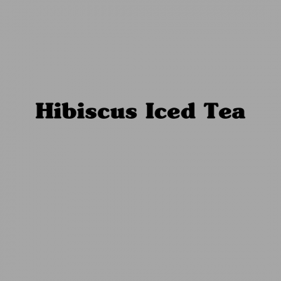 Hibiscus Iced Tea