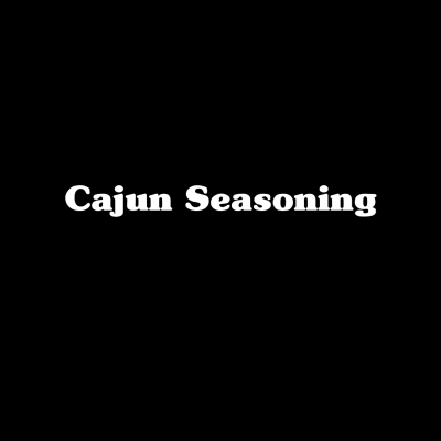 Cajun Seasoning