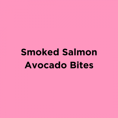 Smoked Salmon Avocado Cucumber Bites