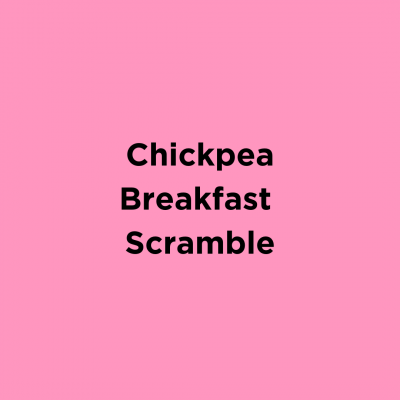 Chickpea Breakfast Scramble