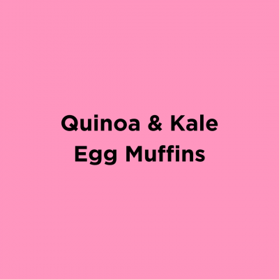 Quinoa & Kale Egg Muffins