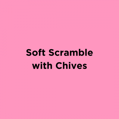 Sift Scramble with Chives