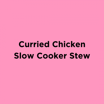 Curried Chicken Slow Cooker Stew