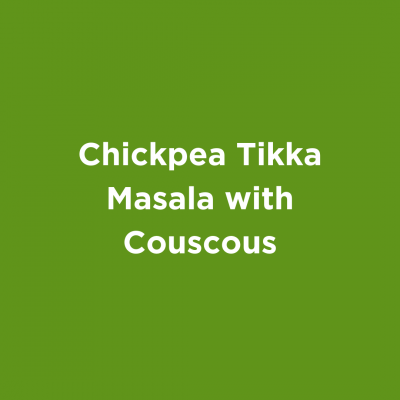 Chickpea Tikka Masala with Couscous