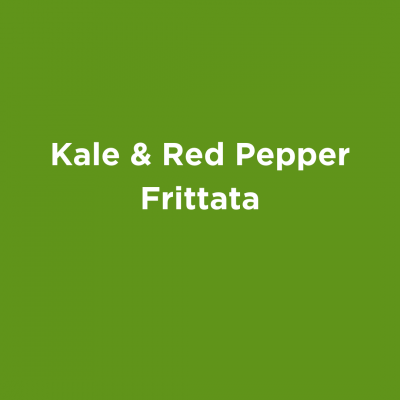 Kale & Red Pepper Frittata
