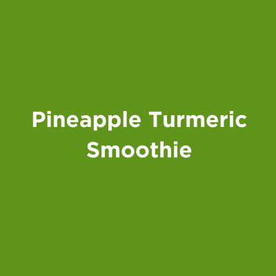 Pineapple Turmeric Smoothie