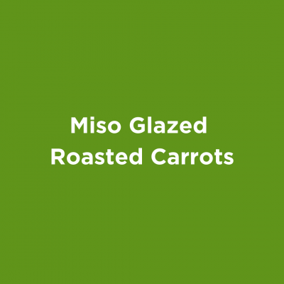Miso Glazed Roasted Carrots
