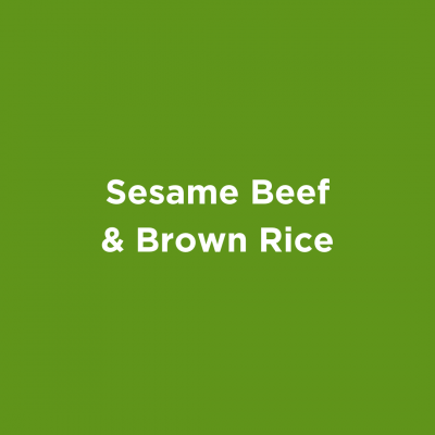 Sesame Beef & Brown Rice