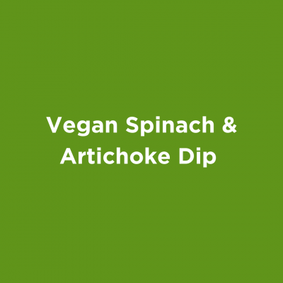 Vegan Spinach & Artichoke Dip