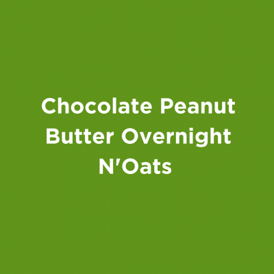 Chocolate Peanut Butter Overnight N’Oats