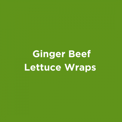 Ginger Beef Lettuce Wraps