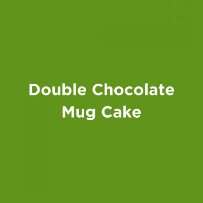 Double Chocolate Mug Cake