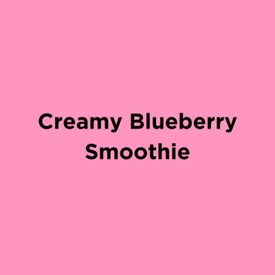 Creamy Blueberry Smoothie